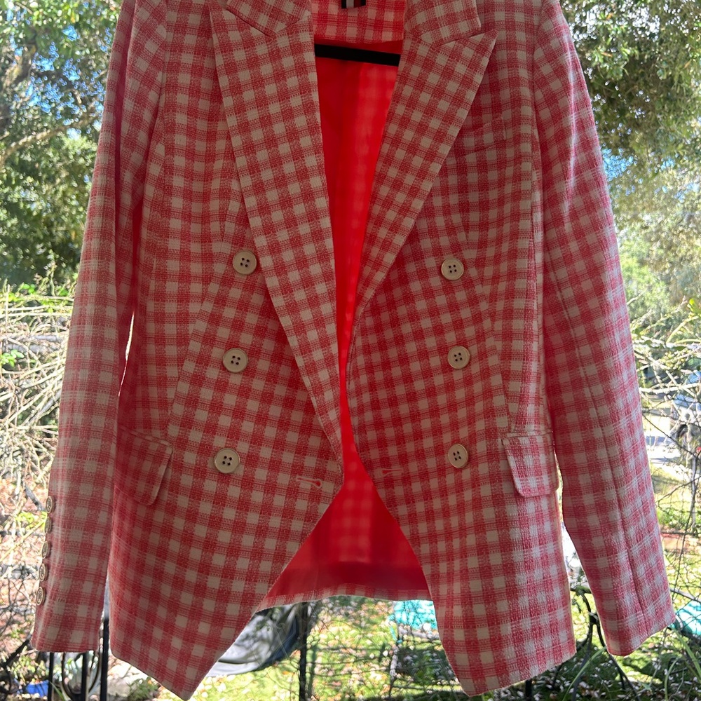 Tommy Hilfiger Pink Blazer Suit Jacket